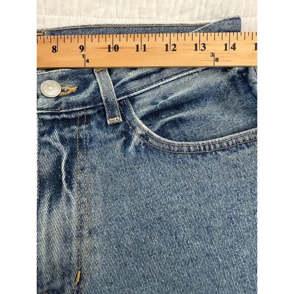 Lisa Says Gah Jeans Womens 6 Blue High Rise Straight Leg Denim Made California - Picture 6 of 9